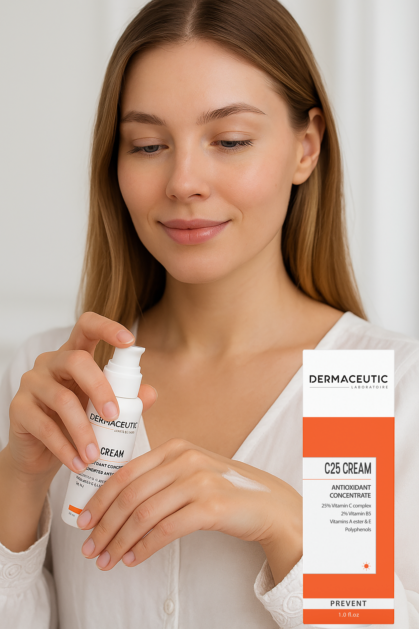 DERMACEUTIC C25 CREAM (30 ml)
VITAMIN C-BASED ANTIOXIDANT CREAM