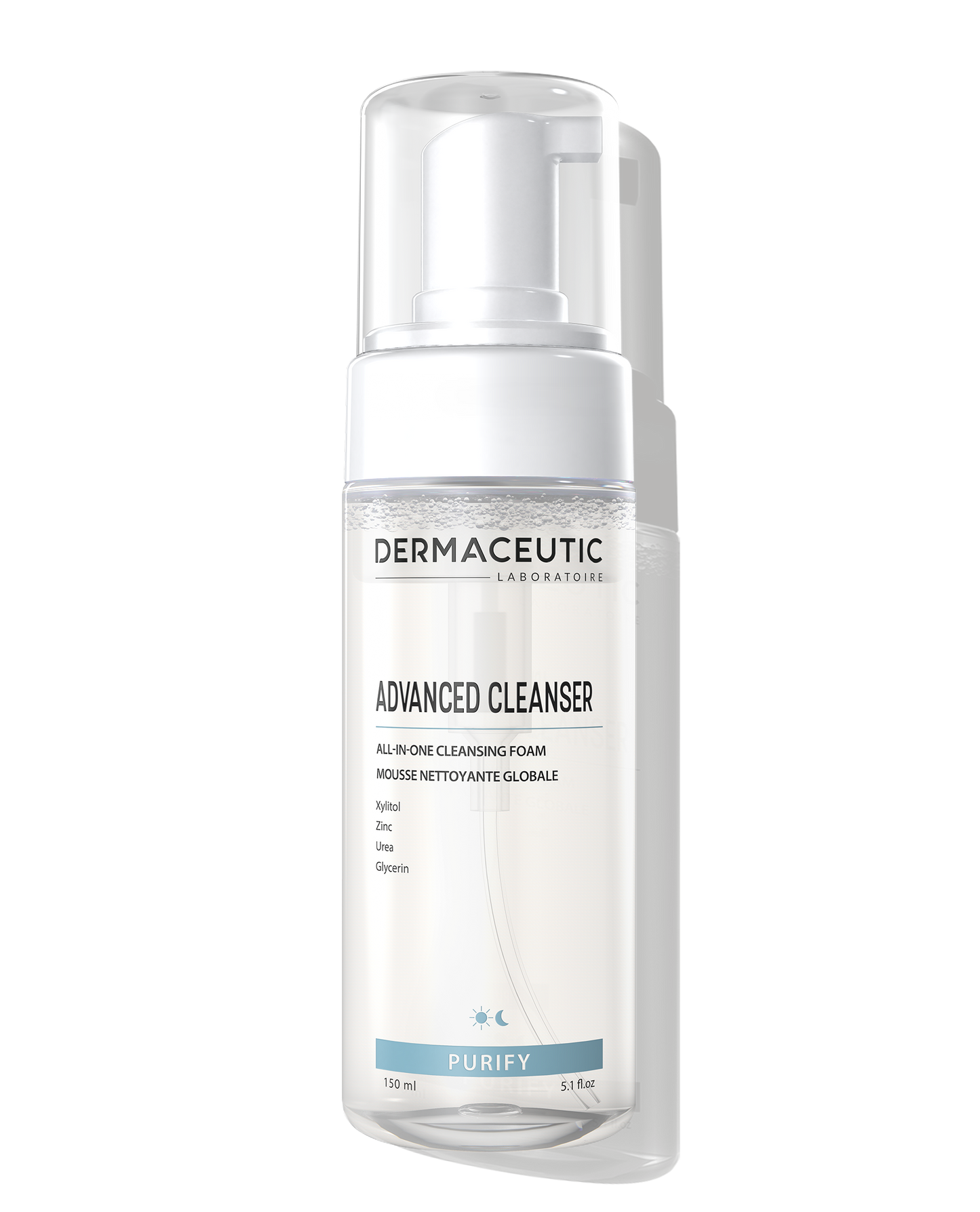 DERMACEUTIC ADVANCED CLEANSER
ALL-IN-ONE CLEANSING FOAM
Suitable for all skin types
Vegan
Silicone free