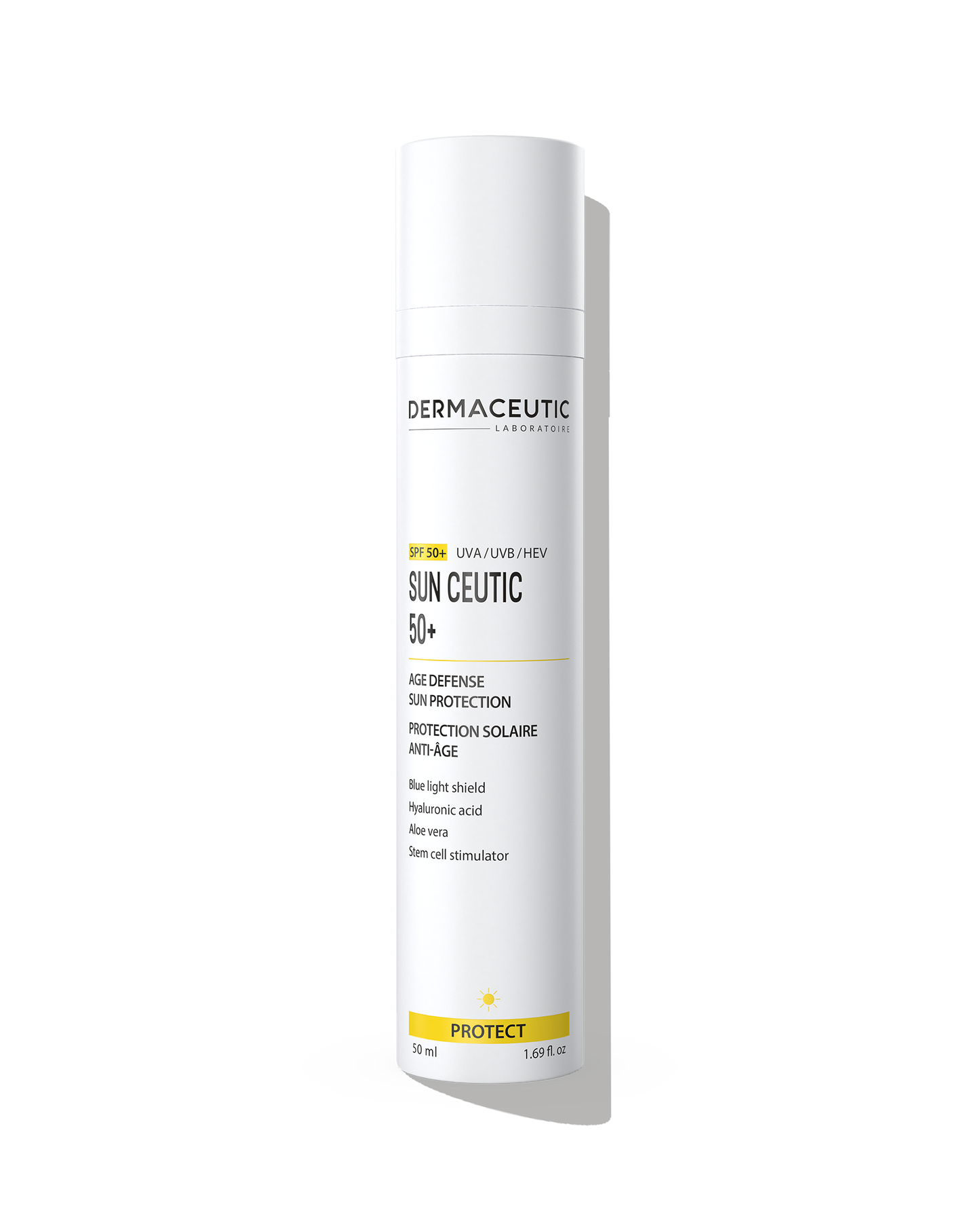 DERMACEUTIC SUN CEUTIC 50+
Suitable for all skin types
Fragrance free