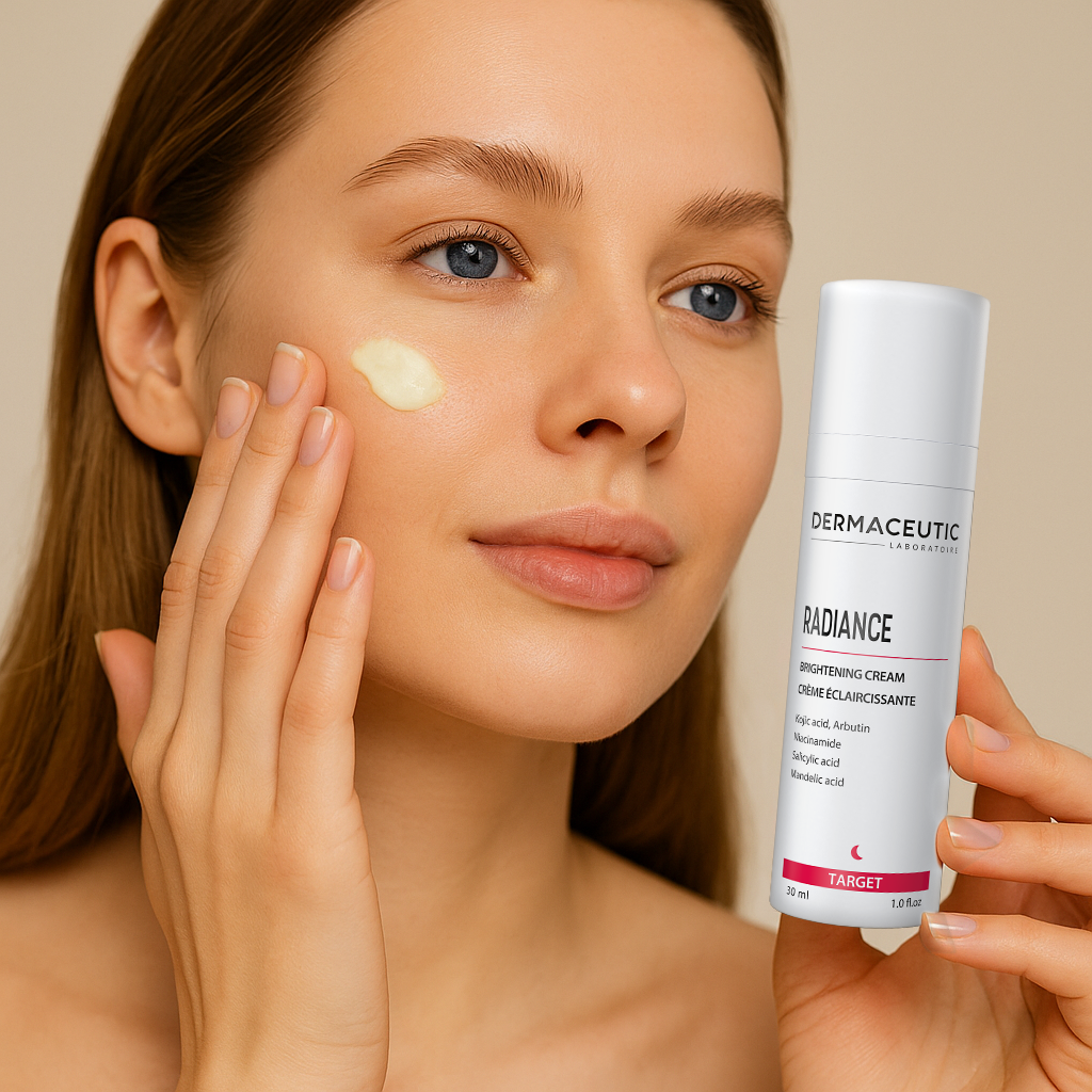 DERMACEUTIC RADIANCE BRIGHTENING CREAM
Suitable for all skin types
Fragrance free