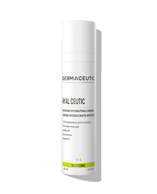 DERMACEUTIC HYAL CEUTIC
Suitable for all skin types
Non-comedogenic
Fragrance free - Vegan