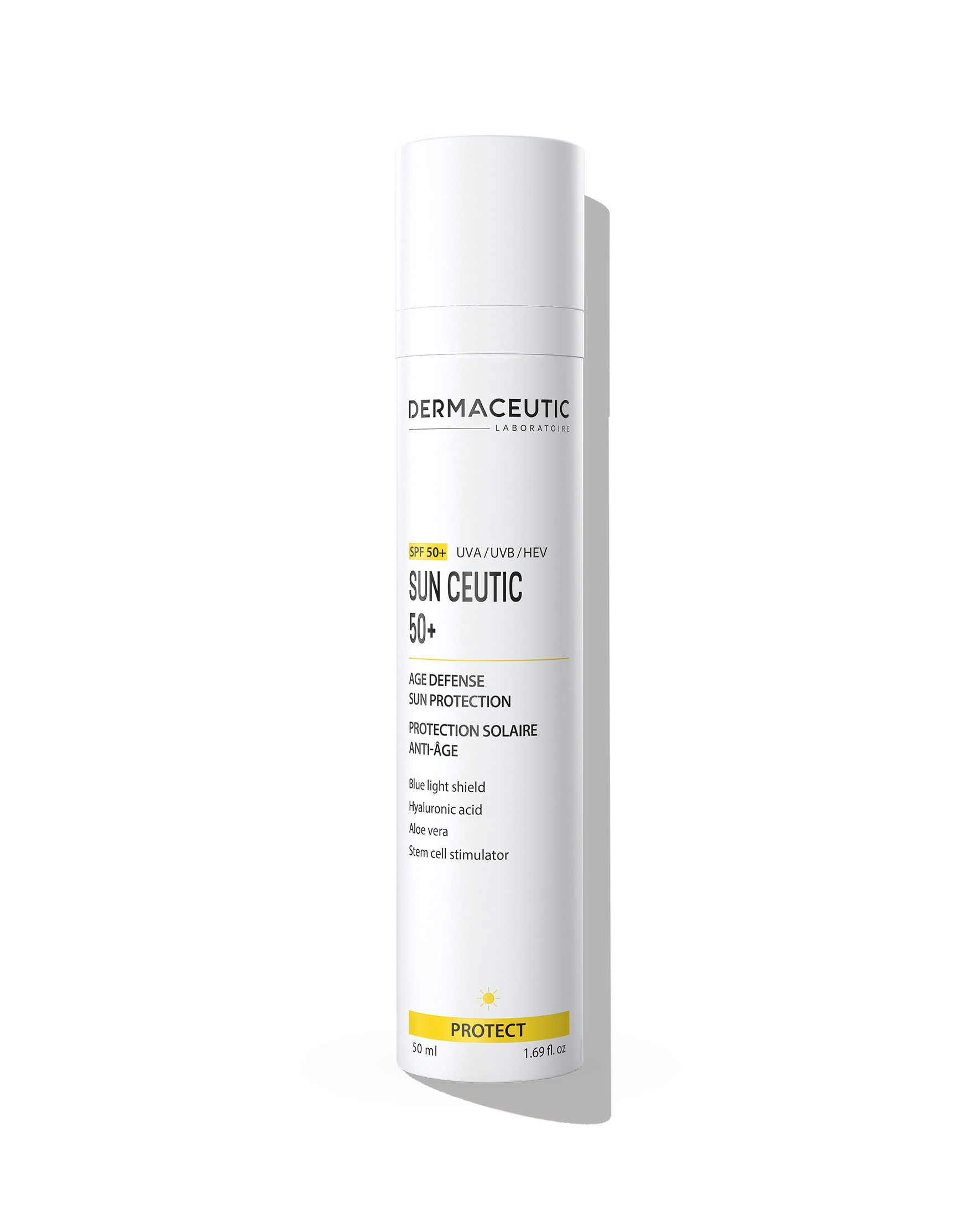 DERMACEUTIC SUN CEUTIC 50+
Suitable for all skin types
Fragrance free
